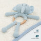 MOON Handcrafted Crochet  Toy with Cuddle Ring-Elephant
