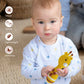 MOON Handcrafted Crochet Knitted Loop Rattle Toy-Giraffe