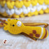 MOON Handcrafted Crochet Knitted Loop Rattle Toy-Giraffe