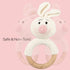 MOON Handcrafted Crochet Ring Rattle Toy-Bunny