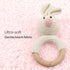 MOON Handcrafted Crochet Ring Rattle Toy-Bunny