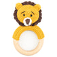 MOON Handcrafted Crochet Ring Rattle Toy-Lion