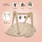 سجادة لعب للأطفال على شكل ورقة القيقب من MOON Natures Nook - بيج