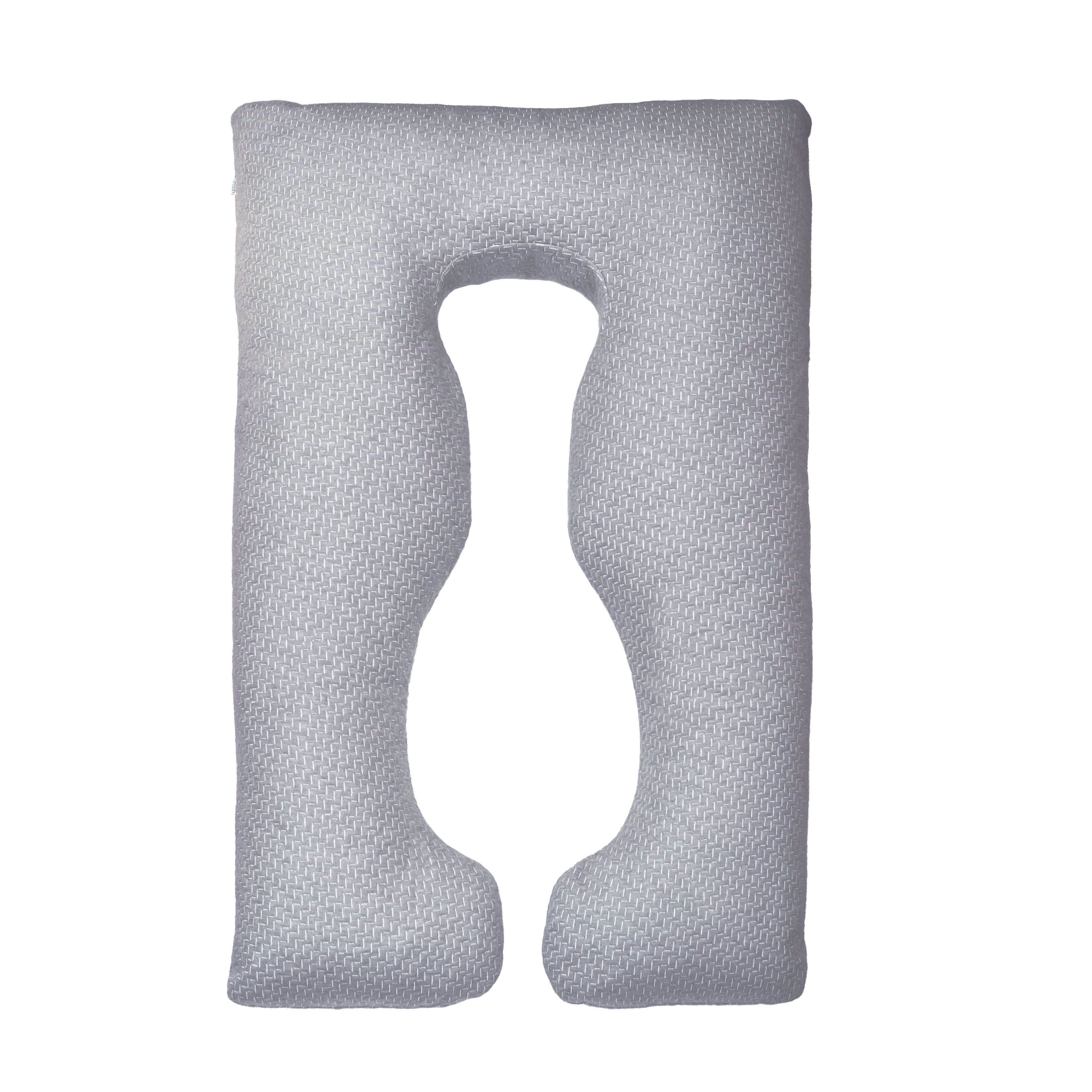 MOON  Bamboo Full Body Pregnancy Pillow U-Shaped- Grey