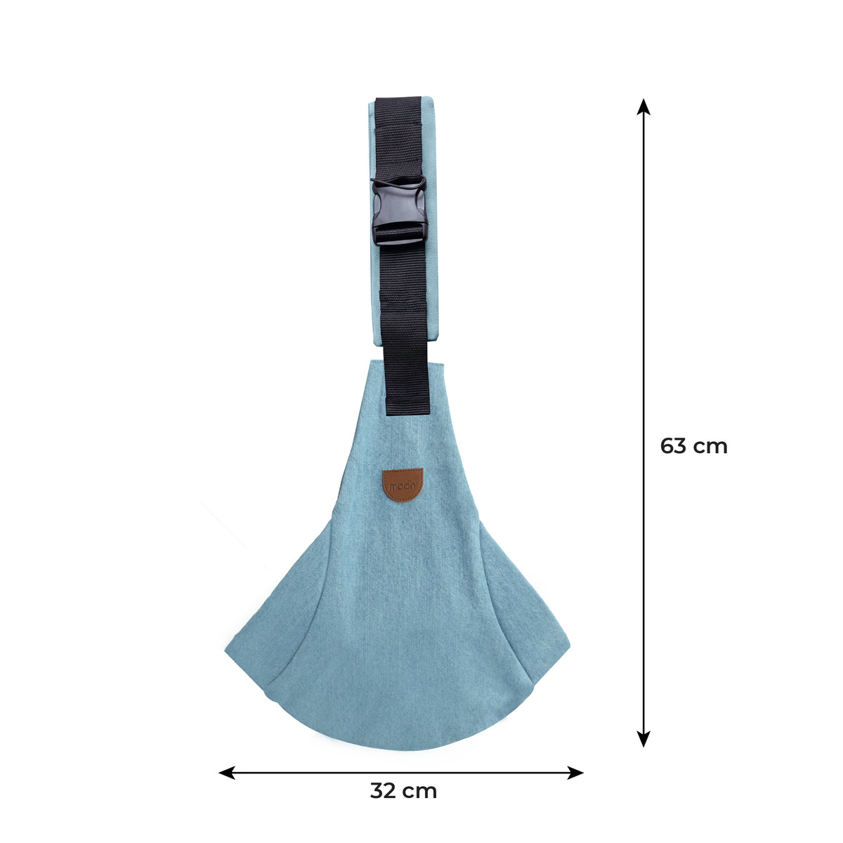 MOON Baby Carrier Baby Sling Carrier-Light Jean