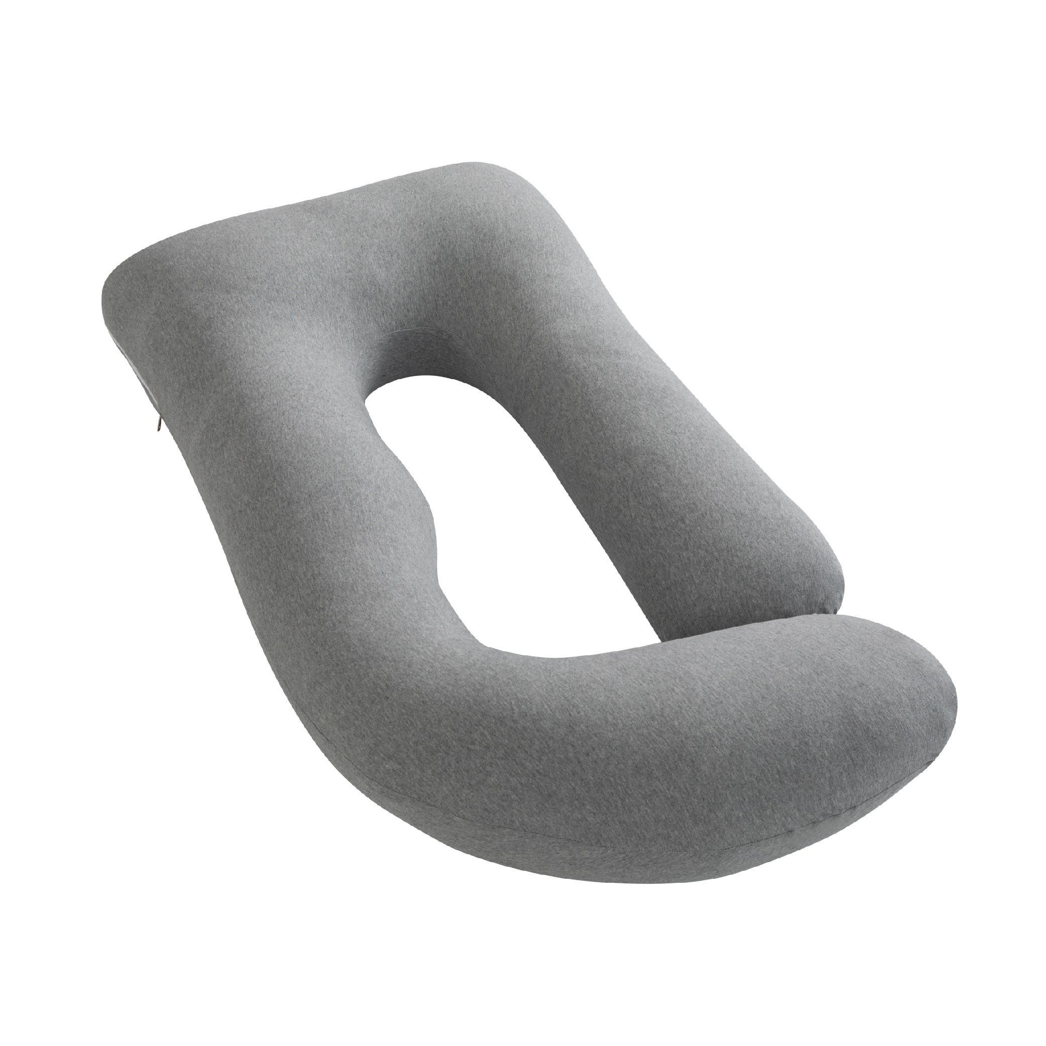 MOON Organic U Shaped Contour Maternity Pillow-Light Grey