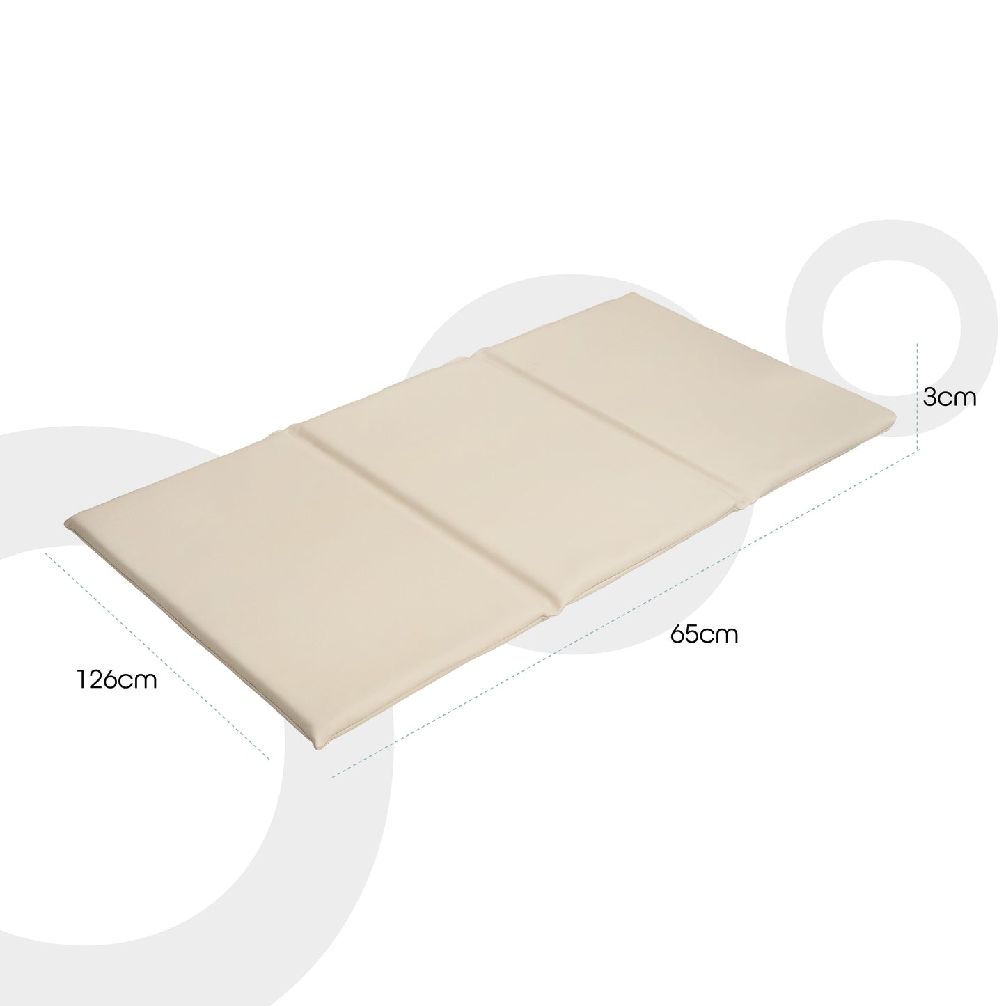 MOON  3 FOLD DAYCARE MATTRESS