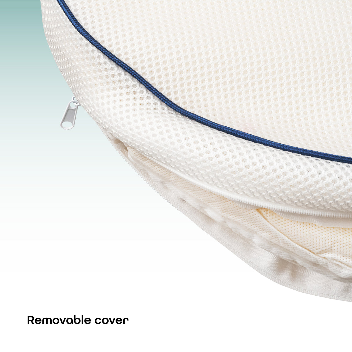 MOON CRIB & PRAM MATTRESS Classic Foam Moses Basket Mattress, White — The Moon Brand product image