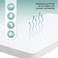 MOON Wooden Portable Crib Brown / Baby Crib Organizer  / Crib & Pram Mattress (Classic Foam Moses Basket Mattress)