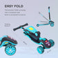 MOON Xplora Baby Scooter with seat- Red