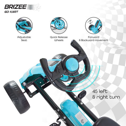 MOON Brizee Baby Go kart - Red