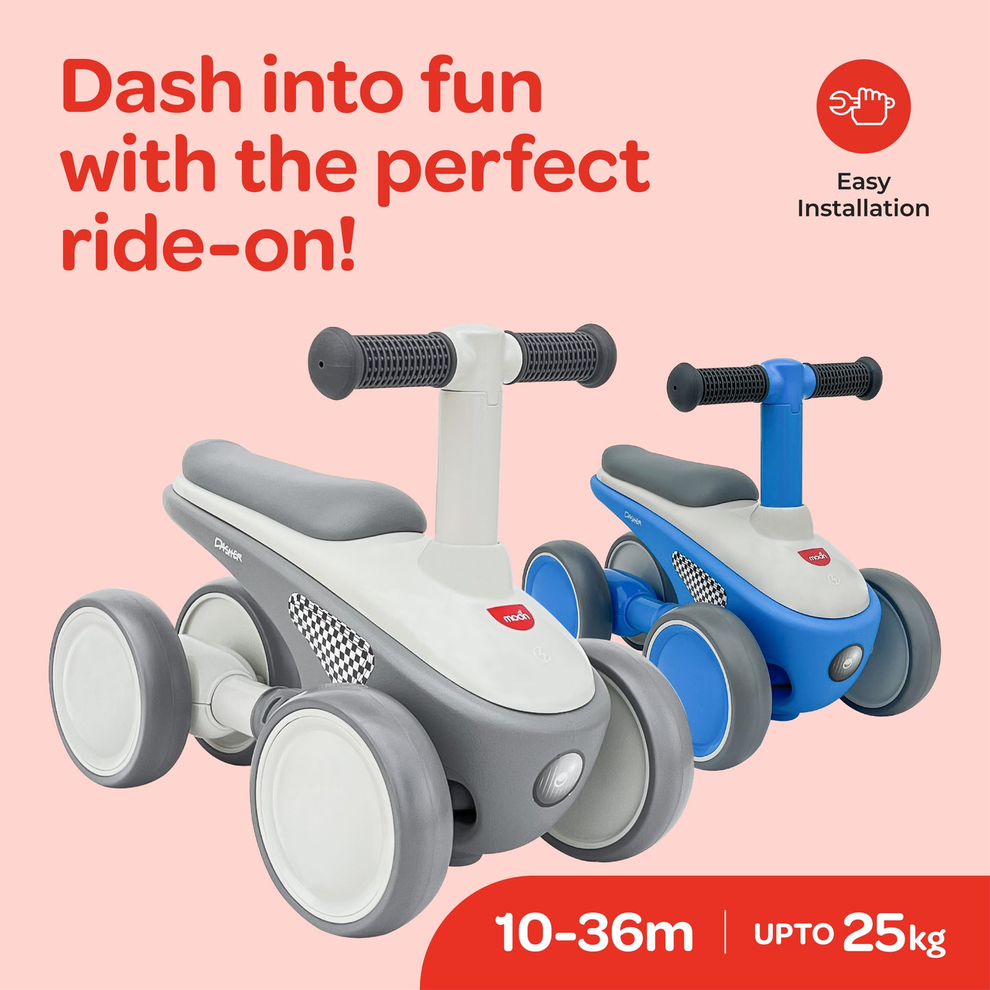 MOON Dasher Ride on scooter - Blue