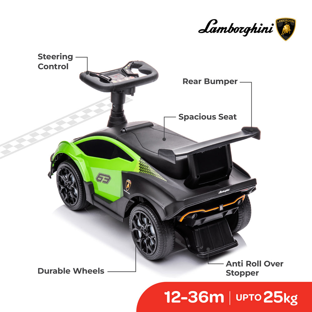 MOON Lamborghini Essenza SC V12 Ride On, Yellow