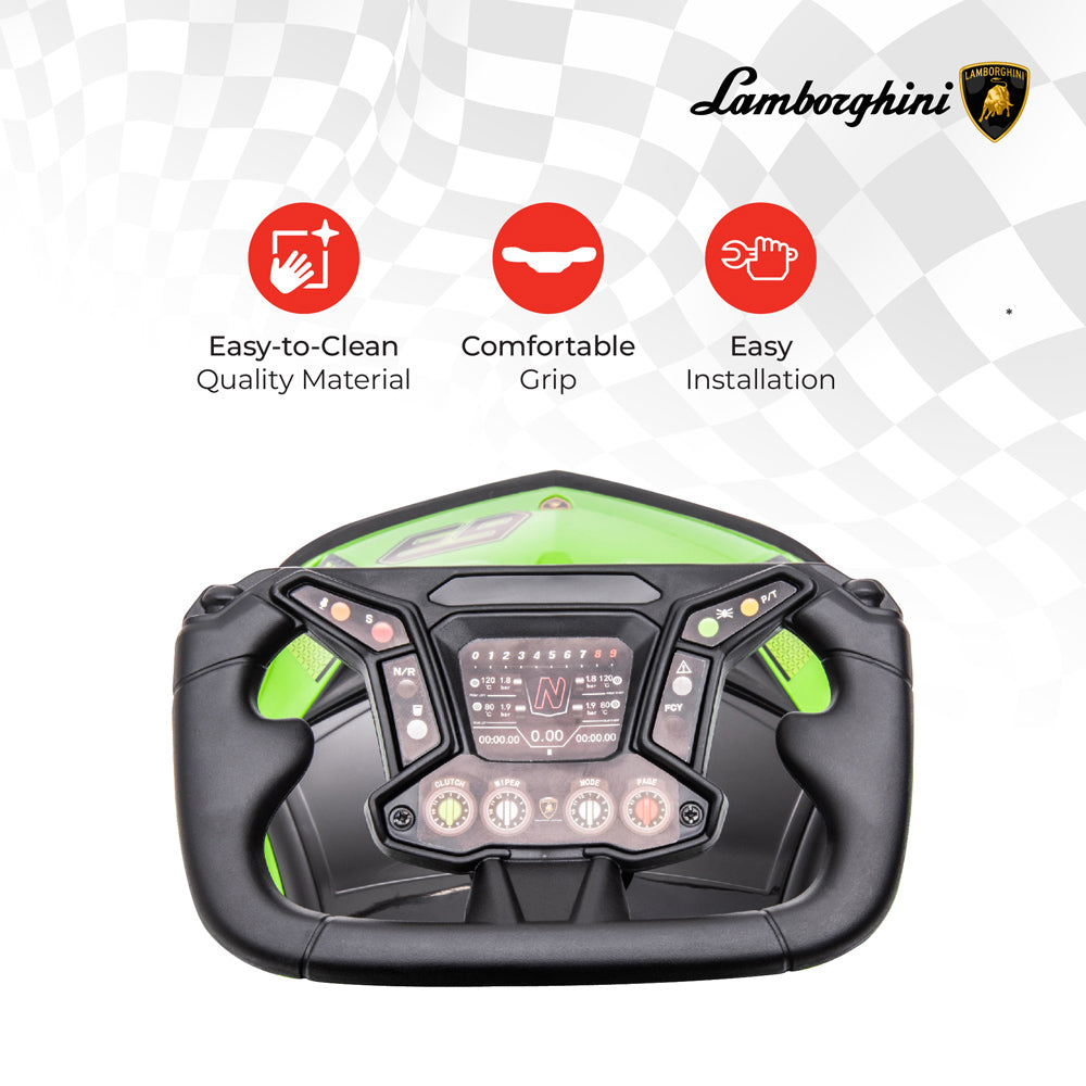 MOON Lamborghini Essenza SC V12 Ride On, Yellow