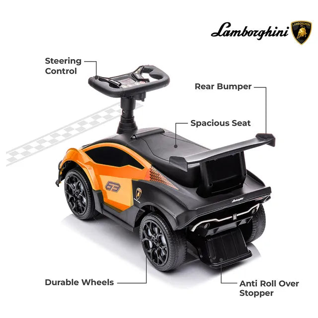 MOON Lamborghini Essenza SC V12 Ride On, Yellow