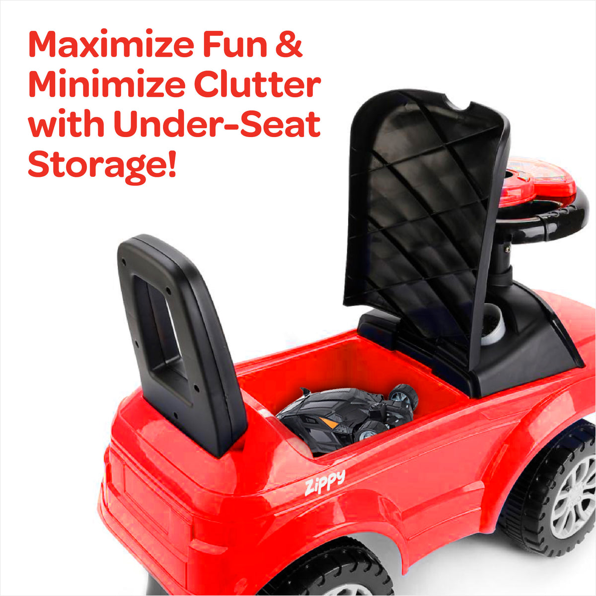 MOON Zippy Baby Sports Car, Blue — The Moon Brand product image