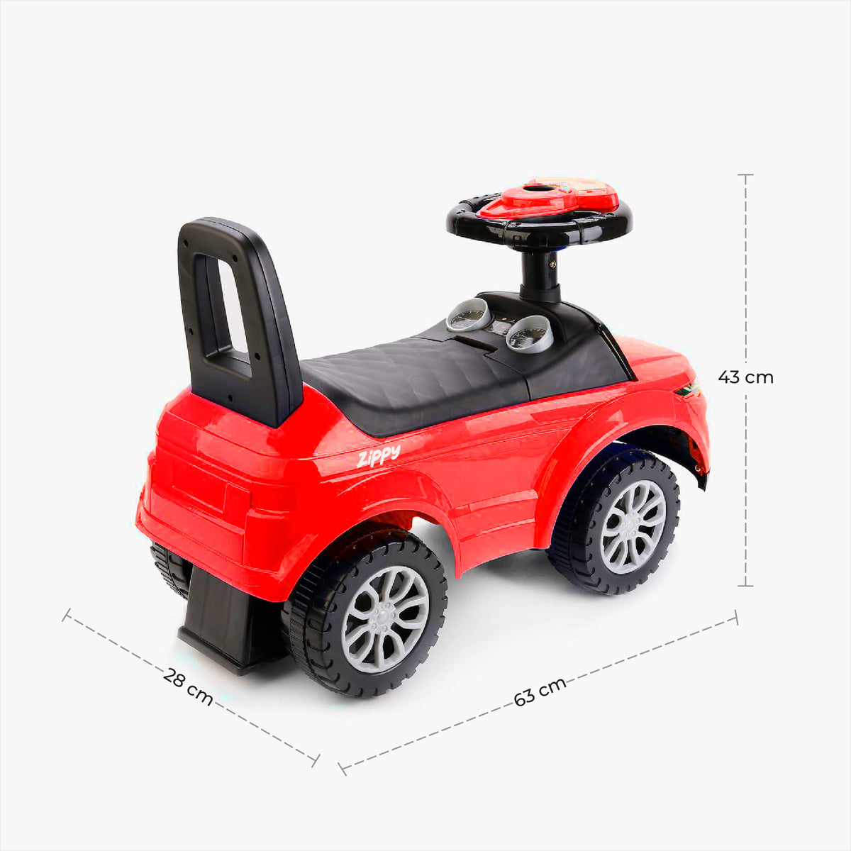 MOON Zippy Baby Sports Car, Blue — The Moon Brand product image