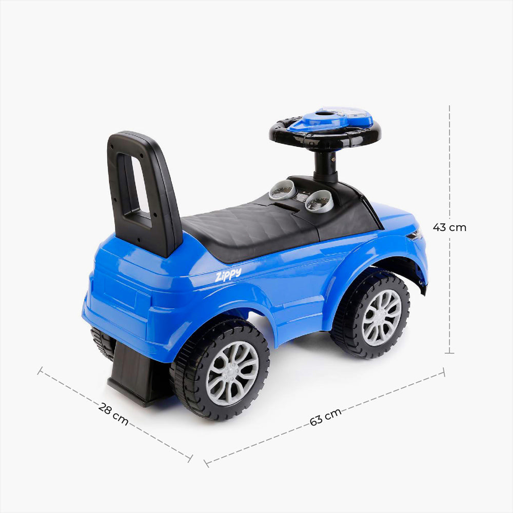 MOON Zippy Baby Sports Car, Blue - The Moon Brand™