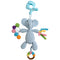 MOON Handcrafted Crochet  Toy with  Ring & Clip Hanger-Elephant
