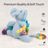 MOON Handcrafted Crochet  Toy with  Ring & Clip Hanger-Elephant