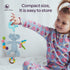 MOON Handcrafted Crochet  Toy with  Ring & Clip Hanger-Elephant
