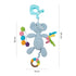 MOON Handcrafted Crochet  Toy with  Ring & Clip Hanger-Elephant