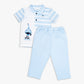 Top & Pants Set Blue