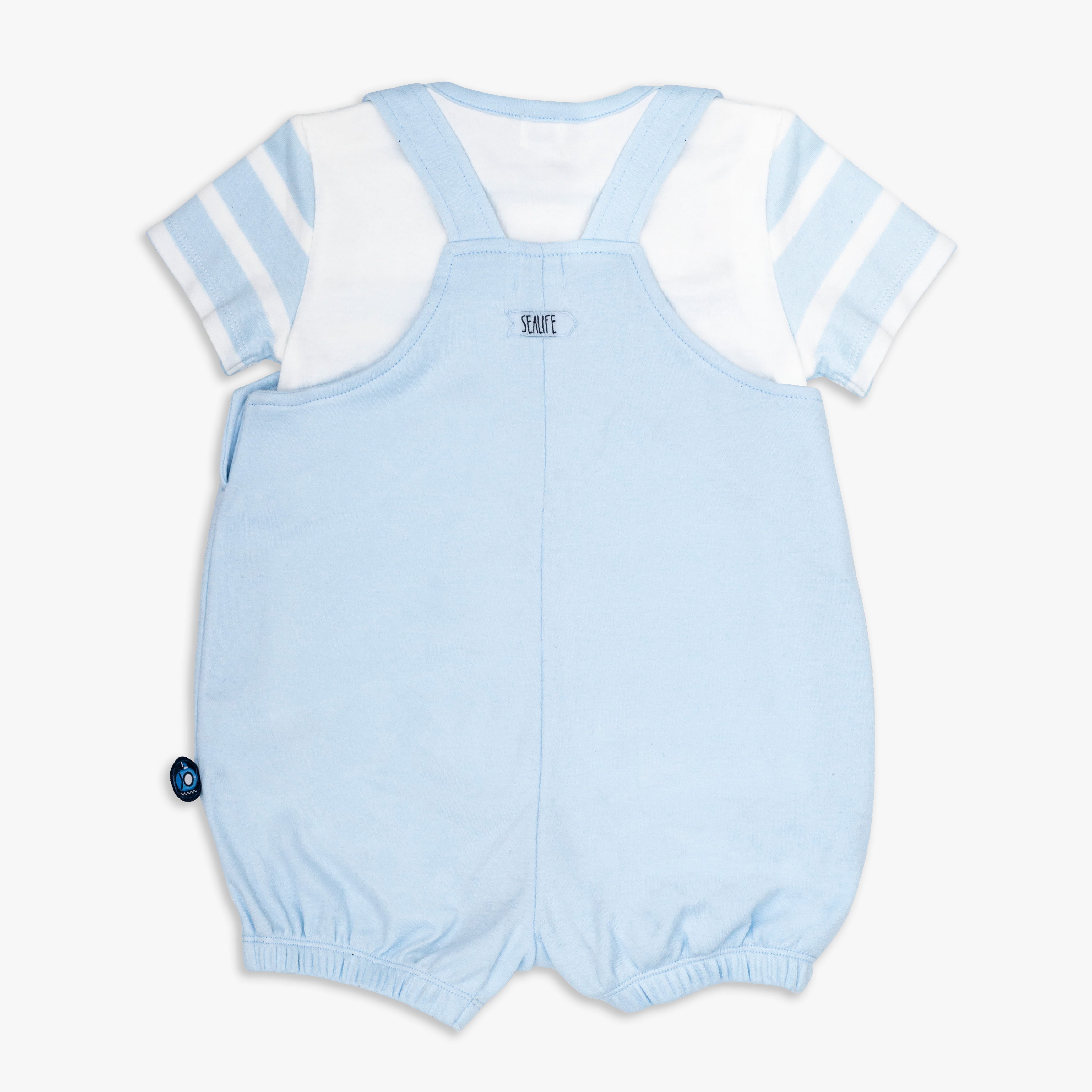 Dungaree & Top Set Blue - The Moon Brand™