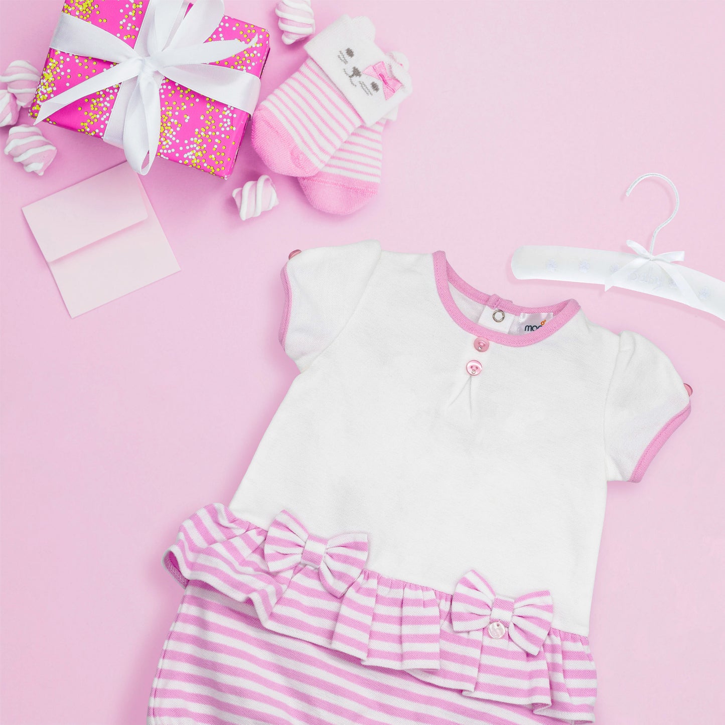 MOON Romper Pink