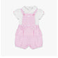 Dungaree & Top Set Pink