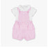 Dungaree & Top Set Pink