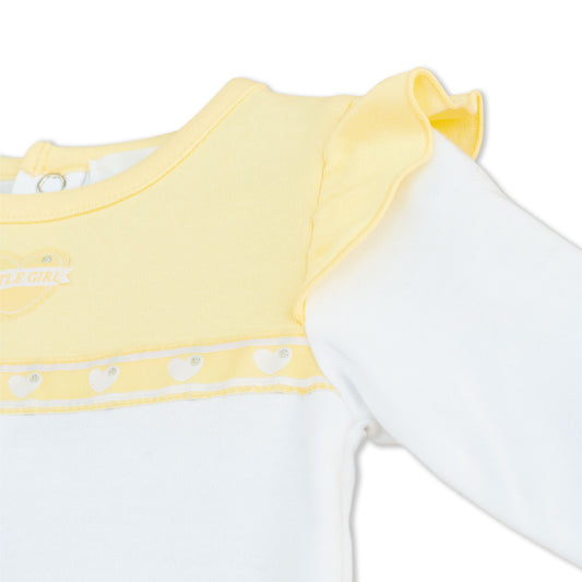 Cotton Sleepsuit Yellow