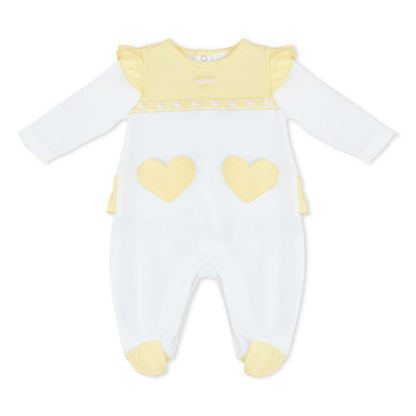 Cotton Sleepsuit Yellow