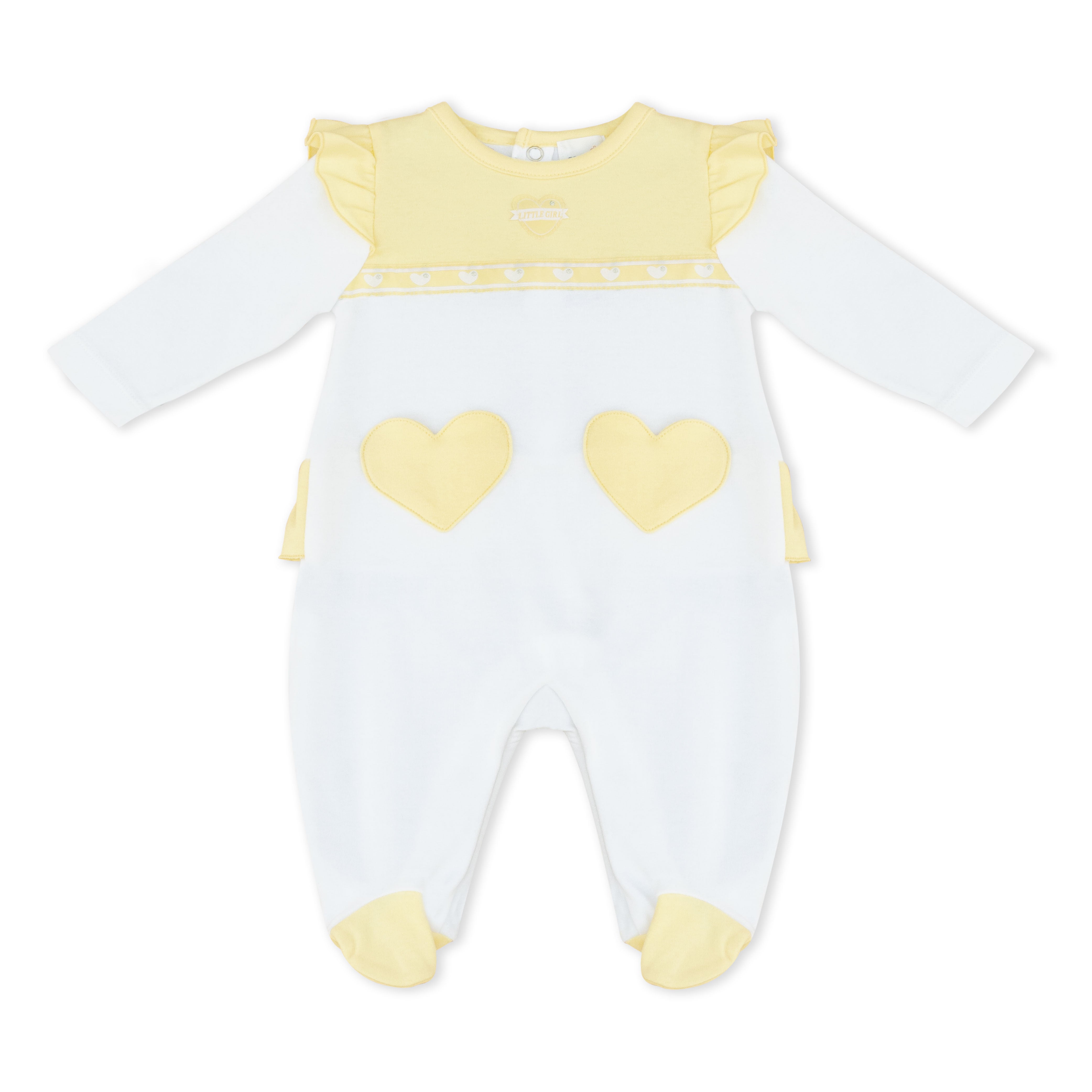 Cotton Sleepsuit Yellow