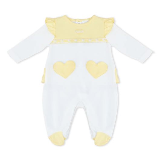 Cotton Sleepsuit Yellow