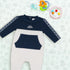 Cotton Sleepsuit Navy