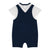 Dungaree & Top Set Navy