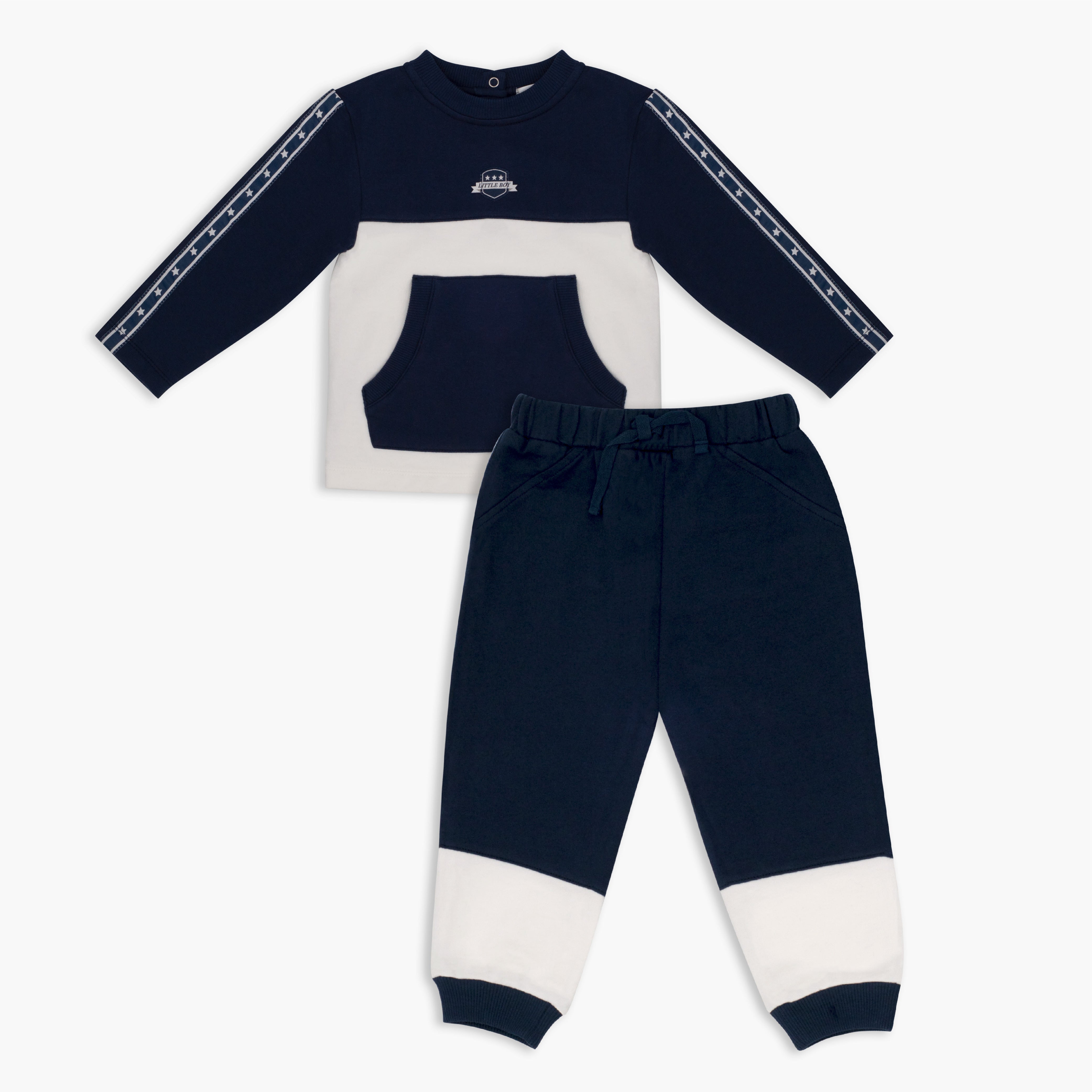 Top & Pants Set Navy - The Moon Brand™
