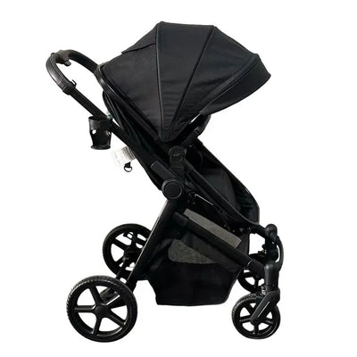 MOON Trezzo 3-in-1 Baby Travel System – Convertible Stroller, Car Seat & Bassinet (0-22kg)-Black