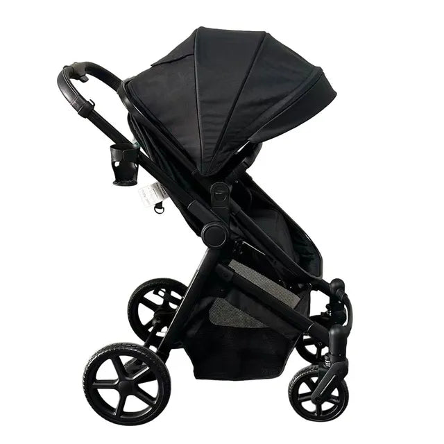 MOON Trezzo 3-in-1 Baby Travel System – Convertible Stroller, Car Seat & Bassinet (0-22kg)-Black