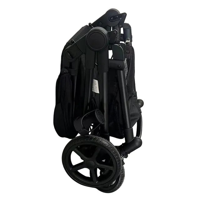 MOON Trezzo 3-in-1 Baby Travel System – Convertible Stroller, Car Seat & Bassinet (0-22kg)-Black