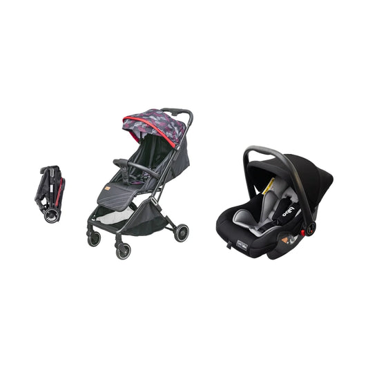Pronto Autofold Stroller & Bibo Baby Carrier Pack Bundle