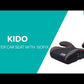 MOON Kido Baby Booster Car Seat with isofix