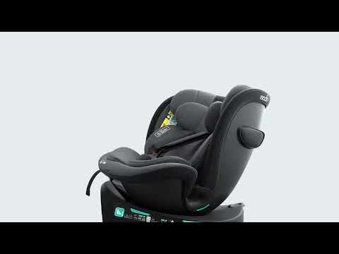 The Moon Brand Gyro Pro i-Size 360° Rotating Car Seat w/ISOFIX for 40-150cm-Black