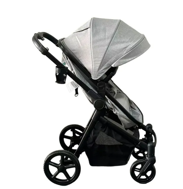 MOON Trezzo 3-in-1 Baby Travel System – Convertible Stroller, Car Seat & Bassinet  (0-22kg)-Grey